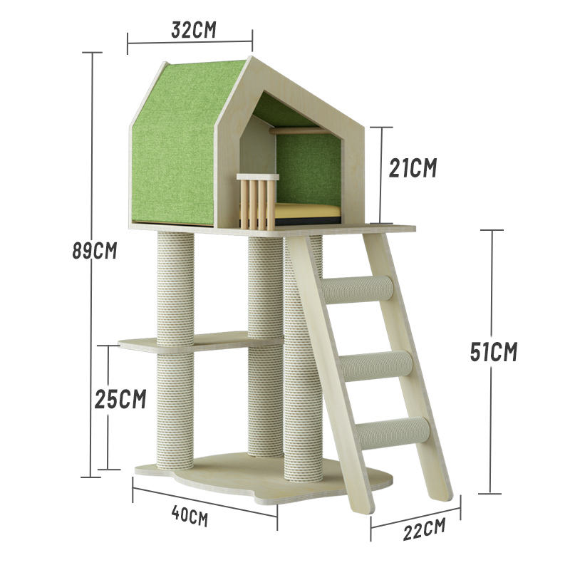 Custom Wooden Cat Furniture #02