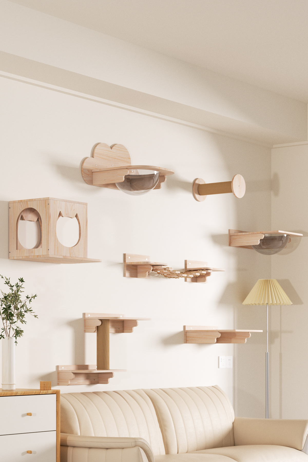 Modular Cat Wall System